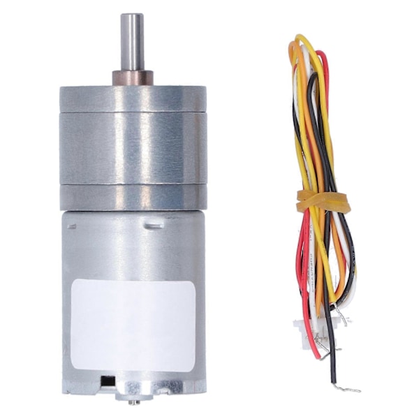 DC-vaihteistomoottori, harjaton, CW CCW, säädettävä nopeuden alennus, hiljaiset moottorit JGA25?243012RPM DC12V