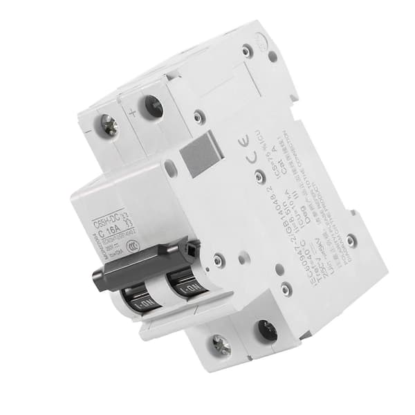 Afbryder C65H-DC 2P 250V DC Solenergi Luftkontakt Ampere (16A)