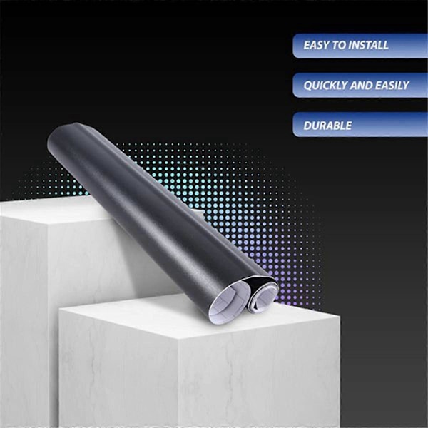 4 kpl 12X60 tuuman mattamusta vinyylikalvo auton tee-se-itse -tarra