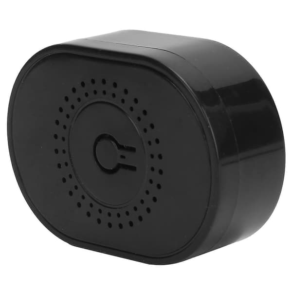 Mini 433MHZ Timing Dubbel Kontroll Brytare 16A PåAv Kontroller Switch för Hem 85250V (Svart)