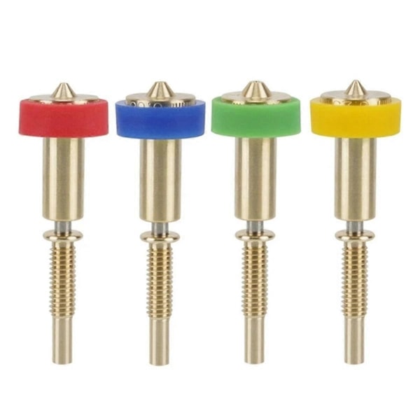 Til Hotend Ekstruder 0,25 mm 0,4 mm 0,6 mm 0,8 mm 3D Printer Integrerede Dyser Messingdyse 0,4 mm