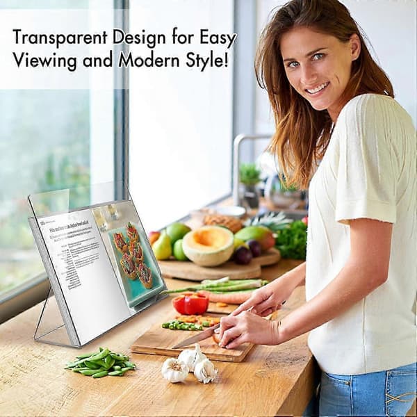 Transparent Kokebokstativ for Matlaging og Baking - Bra