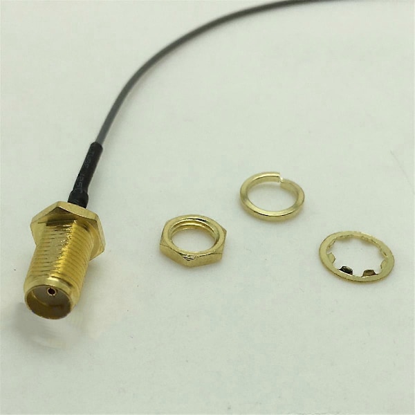 2.4G WIFI Antenn 5DBi SMA Vikbar Antenn 2400mhz-2500mhz Högförstärkningsantenn med IPEX Förlängningskabel 2ST