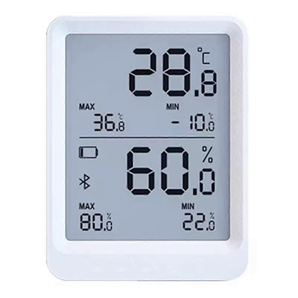 Temperatur- og fuktighetslogger Bluetooth Temperatur Fuktighetsmåler Støtte Automatiske Datarapporter for Klekkeboks