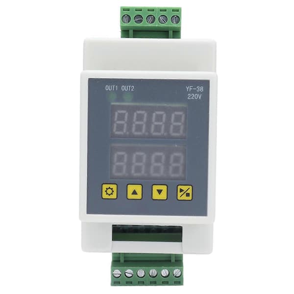 Forsinkelsesrelæ Puls Trigger Timing Cycle Switch Module 2 Vejs Multifunktions Kontrol Board YF?38AC220V