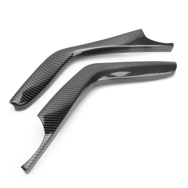 1 Par Gearkasse Panel Cover Trim Tilbehør Passer til Honda Civic 2016 2017 2018 2019 2020 Kulfiberfarve