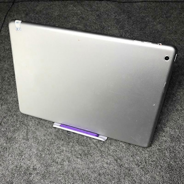 Foldbart Tabletstativ, Justerbar Vinkel, Foldbart Tabletstativ til Skrivebord, Multifunktionelt Praktisk Stativ til Blå