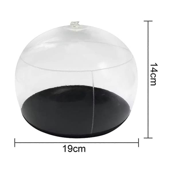 Kepsställ Lätt att tömma Bärbar Hållbar Luftpump PVC Transparent Hattställ för Köpcentrum