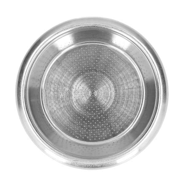 58mm 2 Kops Kaffefilter Kurv Skål Rustfrit Stål Portafilter Beholder til Halvautomatiske Kaffemaskiner