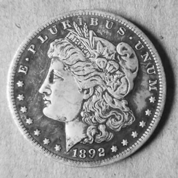 1892 Gamle Morgan US Dollar Mindesmønter Samlerobjekter Håndlavede Håndværk Gaver