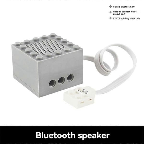 Byggeklods Bluetooth Højttaler Modul Originalitet Musikafspilning Bluetooth-Forbindelse til Bil Tog Musikboks Modifikation B