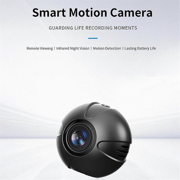 X3 Kamera 0.3MP 640x480P 400mAh HD WiFi Pyöreä Kamera Itseliimautuva Pohja Asenna Halutessasi Nauhoita Latauksen Aikana Kamera, A