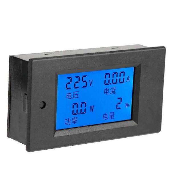 PEACEFAIR PZEM-021 LCD Display Digital AC Spænding Strøm Effekt Energimåler 20A AC80-260V