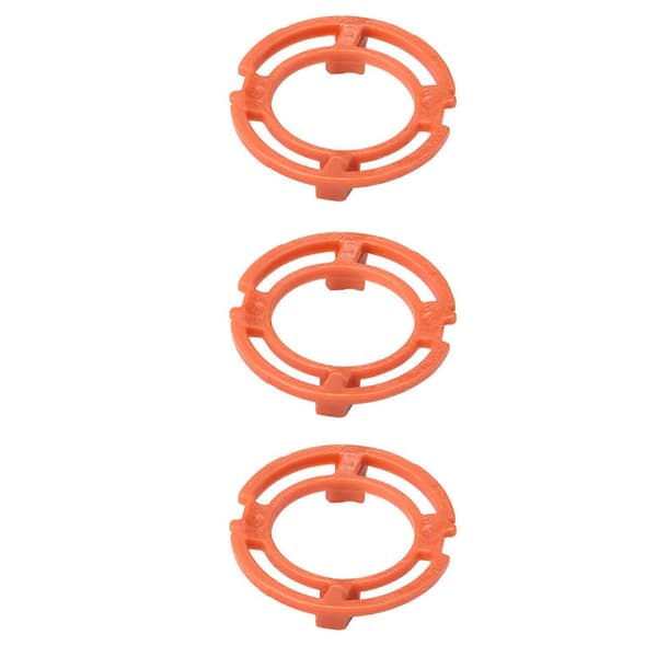 3 st Orange Bladhållarringar för Serie 7000 9000 RQ12 Modeller
