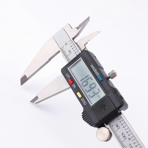 200MM Elektrisk Digital Rostfri Stål Skjutmått Mätare Mikrometer