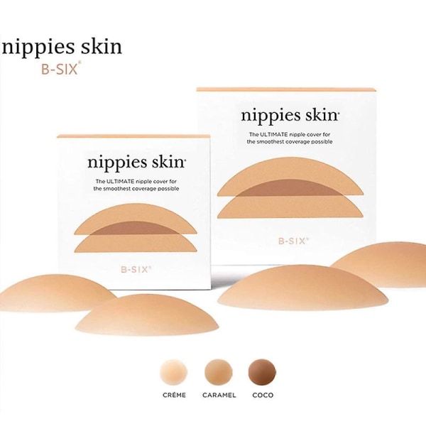 Sömlösa Ultra-Tunn Silikon Osynlig BH BH-klistermärken natural skin