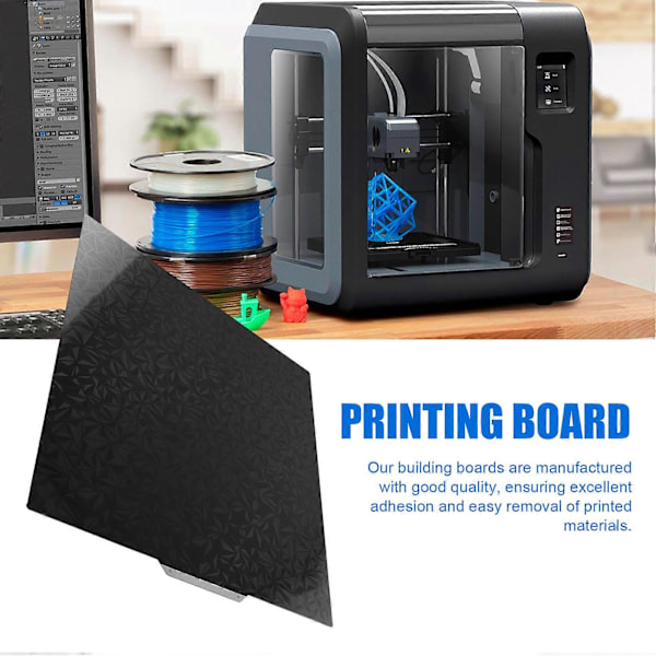 Til QIDI Q1 Pro/X-Smart 3/X-MAX 3 Byggeplade 330mm Dobbeltsidet PEY PEO Ark Printplade