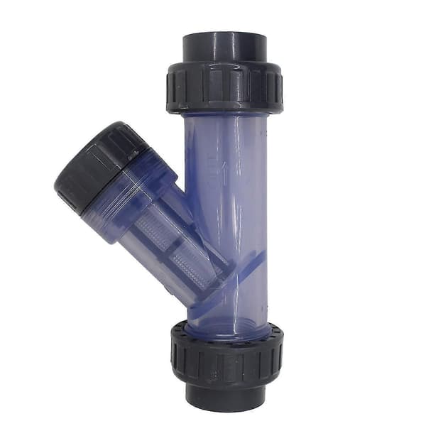 Pvc Slange Filter Y Type 32mm Mesh Filter Akvarium Vanding Pvc Si Rørformet Filter (32mm Indvendig Diameter)-God