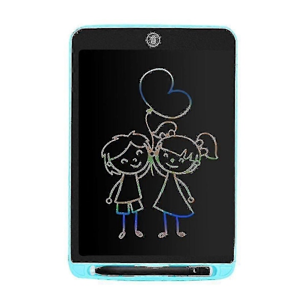 12 tommer elektronisk tegnebræt til børn, LCD skrivetablet Blue