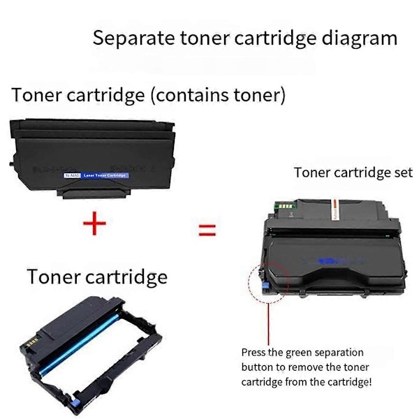 För BP5150DN Pulver TL-5150 BP5155DN BM5155ADN Toner DL-5150 15000 Sidor