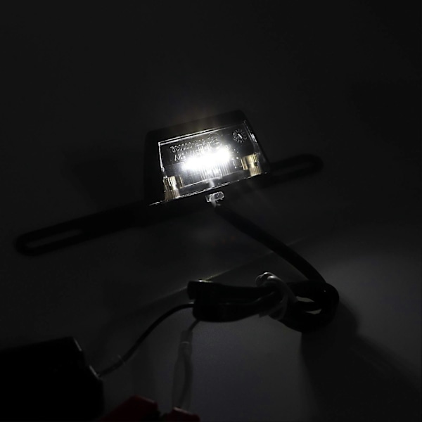 Motorcykelregistreringsskyltslampa Stark LED Vit Ljus Väderbeständig Passar MT10 MT09 MT07 MT03 MT01 MT25