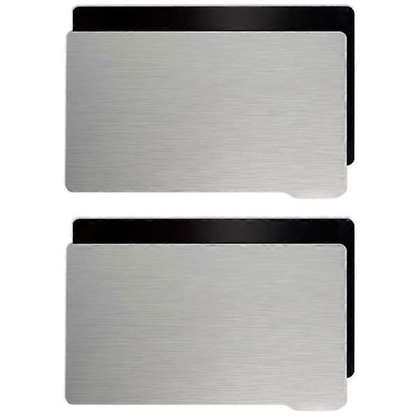 3D-skriver Plattform Stålplate 2-pakning - Oppgradert Magnetisk 3D-skriver Bygge Flex Bed for Mars/Mars Pro(B)