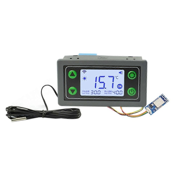 ST30W WIFI Termostat Temperaturregulator Digital Display Termostat Høj Lav Temperatur Alarm