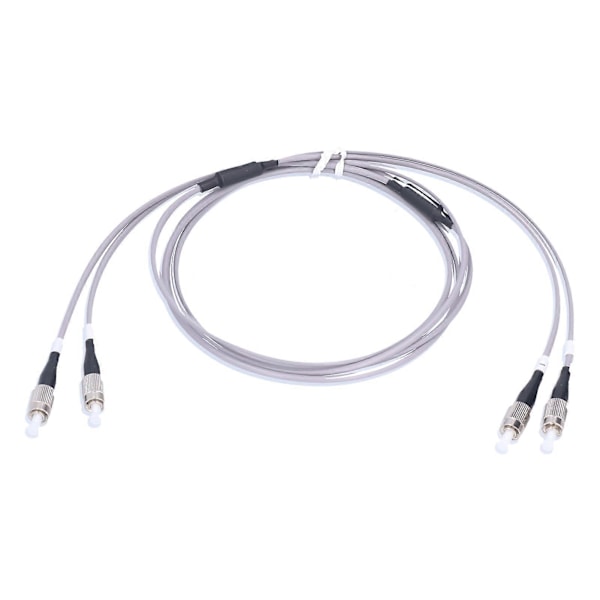 Optisk Fiber Patchkabel Armerad Jumper Multiläge 2-kärnig Optisk Kabel FC UPC-FC UPC Grå (3 meter)