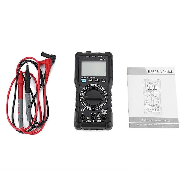 DM91A Høy Presisjon Mini Digitalt Multimeter 9999 Teller Tester Multi Meter