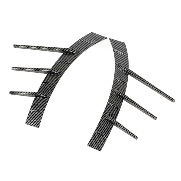 4 stk. Sidehjuls Øjenbryn Spoiler Stilfuld Robust Kofanger Sidehjuls Splitter Erstatning til Benz C?Klasse W206 AMG Line C43 Kulfiberstil