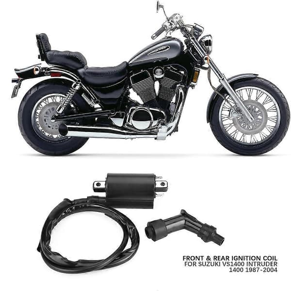 Forreste & Bageste Tændspole til Suzuki VS1400 Intruder 1400 1987-2004 Tændingstilbehør