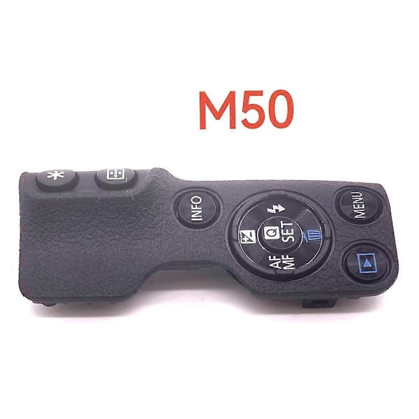 Bakre Skal Set Menyknapp Tangentbord Tumme för M50 I/II