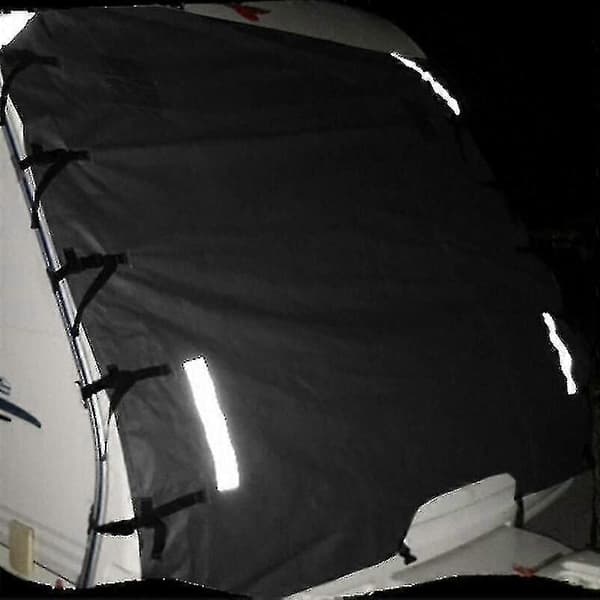 Universal Caravan Front Træk Covers Beskytter +2 LED Lys Skjold Støvtæt