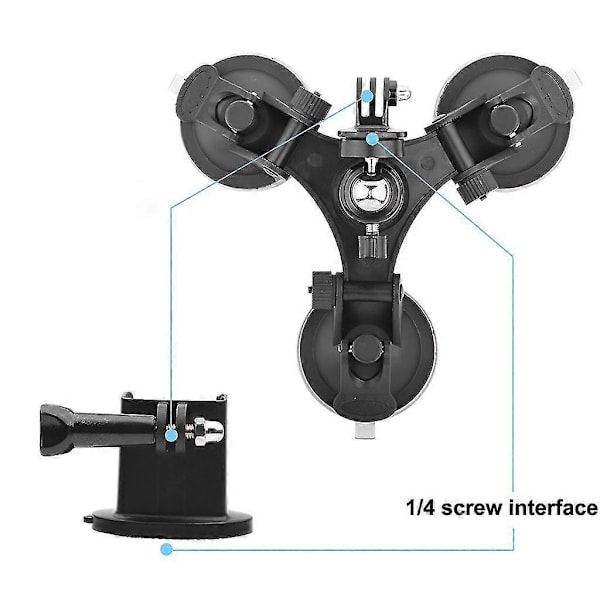 Sugekopp Bilholder Stativ Feste + Baseadapter For OSMO Pocket Boxing Day