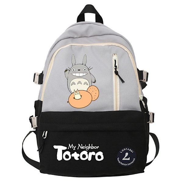 Ghibli Totoro Skolväskor för Pojkar och Flickor, Tonårsflickor, Kawaii College Student Bokväska, Ryggsäck, Dam Laptop Ryggsäck style 5