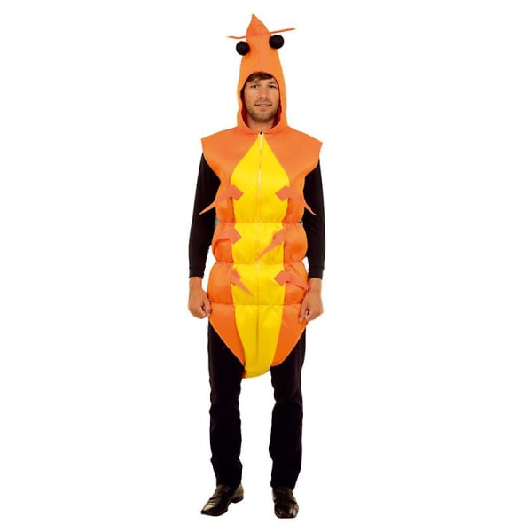 Räkor unisex unisex krabbadräkt Vuxen hummerman Cosplay Halloween skaldjurskostym 2022 Ny ankomst Orange