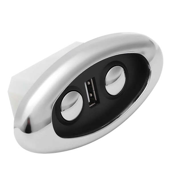 LED Baggrundslys 2 Knap Elektrisk Sofa Håndkontrolkontakt Sofakontroller med USB Port Input 12-29V USB Output 5V2A