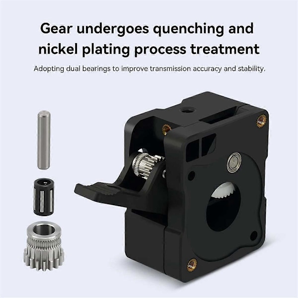 Til HGT Dual Gear Reduktions Ekstruder Høj Præcision Fødning Fleksibel Filament Tilgængelig til CR10 Ender3 CR6SE 3D Printer