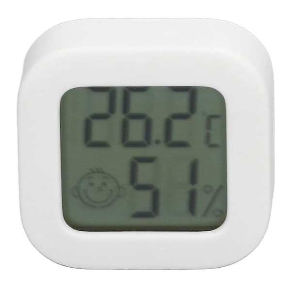 Termometer Hygrometer Temperaturmätare LCD Digital Display med Inbyggt Batteri