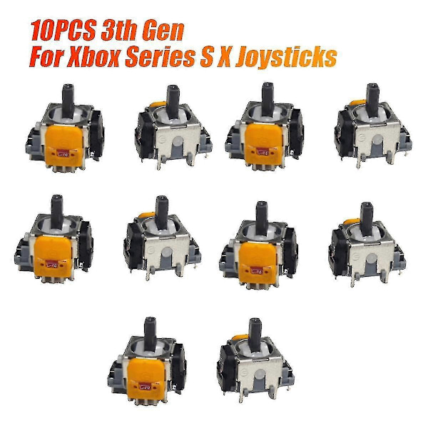 10 st 3:e Gen För Xbox Series S/x Joysticks Hall Elektromagnetiska Hög Precision Justerbara Joysticks