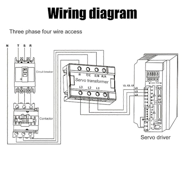 8KW 3-fas Servotransformator 360?420VAC Ingång 200?230VAC Utgång Intelligent Elektronisk Servotransformator