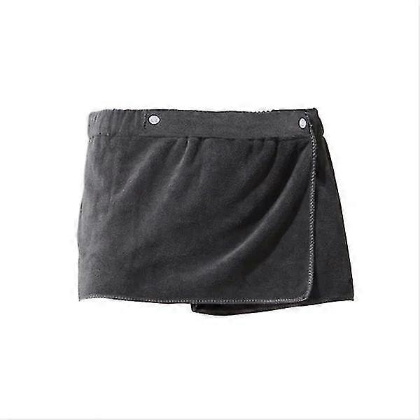 Myk, brukbar badehåndkle for menn, korte bukser, mykt mikrofiber svømme-strandhåndklepledd gray