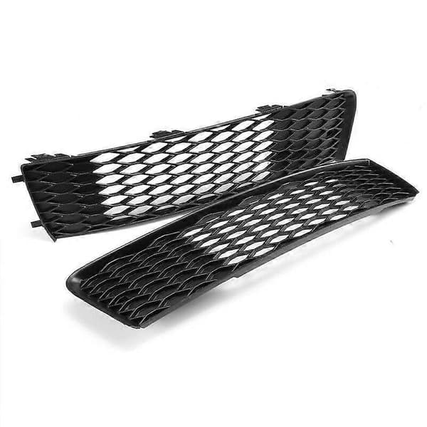 Bil Par Front Støtfanger Øvre Tåkelys Lampe Grill Honeycomb For- 2010-2015