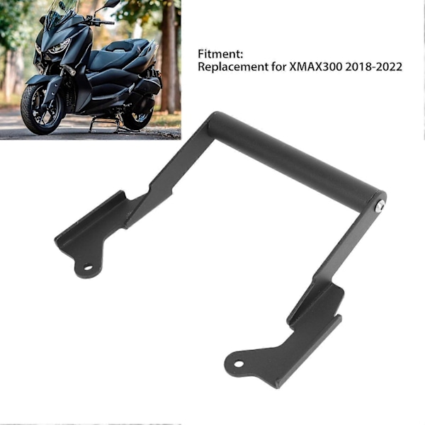 Motorcykel Mobiltelefonhållare Aluminiumlegering GPS Navigationsfäste för XMAX300 2018 till 2022