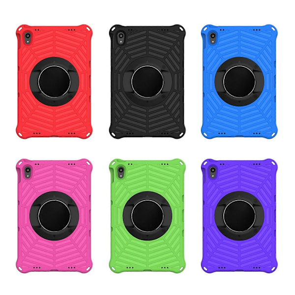for Tab P11 TB-J606F 11-tommers nettbrettdeksel med roterende stativ skulderstropp rød