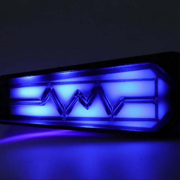 2 stk. Motorcykel LED Blinklys Dynamisk IPX66 Vandtæt Universal M10 Blåt og Gult Lys