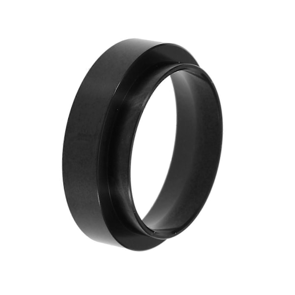 Espresso Doserings Tragt Aluminium Kaffe Doseringsring Erstatning til 58mm Portafiltre (Sort)