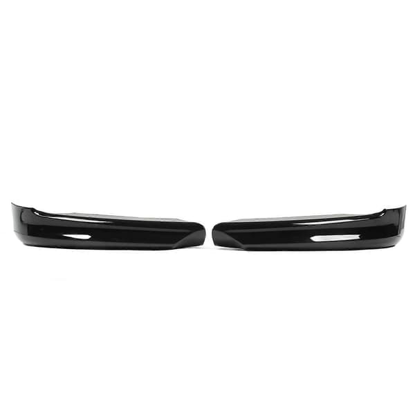 1 Par Frontkofanger Spoiler Læbe Aerodynamisk Glat Overflade Passer Til 3 Serie E90 Sedan Pre?LCI 2005?2008 Blank Sort