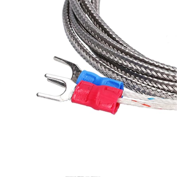K Typ Temperatur Termoelement Temperatursensor Termisk Sond Rostfritt Stål 0~600 WRNT?187 Vanlig Typ 2 Meter