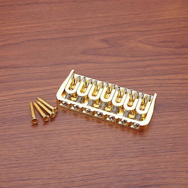 7-strängad gitarrsadelstall fast stall för elgitarr/strängar genom kroppen gitarrersättning